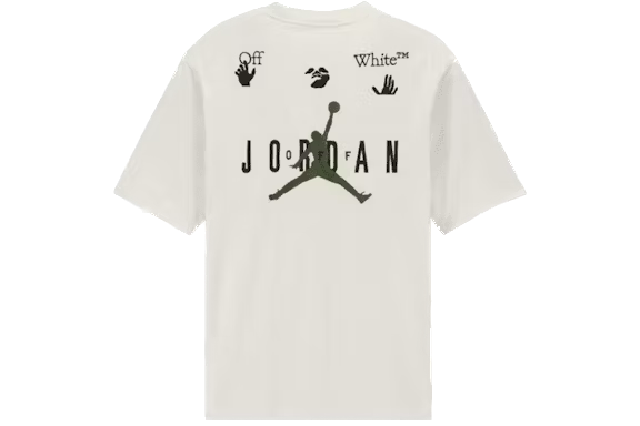 Jordan white deals t shirt